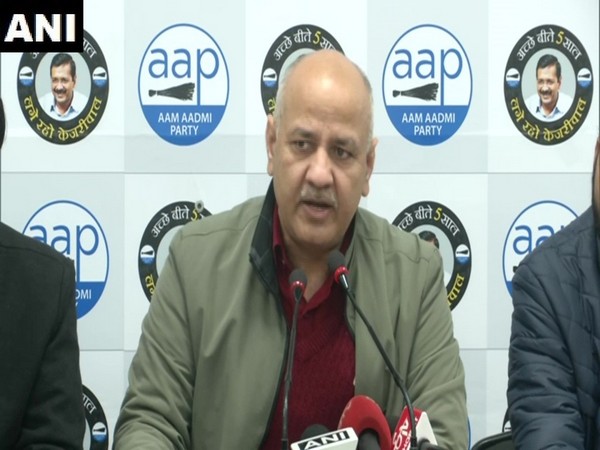 Manish Sisodia speaking to reporters in New Delhi on Tuesday. 