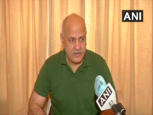 Delhi Deputy Chief Minister Manish Sisodia speaking to ANI on Sunday. (Photo/ANI)