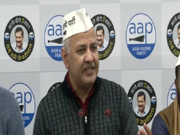 Delhi Deputy Chief Minister Manish Sisodia speaking at a press conference here on Saturday. 
