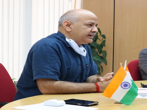 Delhi's Deputy Chief Minister Manish Sisodia at the webinar on Thursday. 