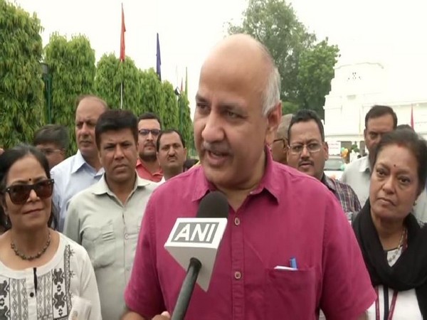 Delhi Deputy Chief Minister Manish Sisodia spoke to ANI on Monday after flagging off the mobile vans. Photo/ANI