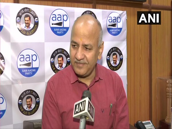 AAP leader Manish Sisodia talking to ANI in New Delhi on Sunday 