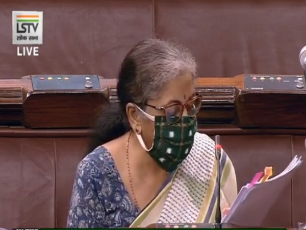 Finance Minister Nirmala Sitharaman speaking in Lok Sabha on Wednesday.