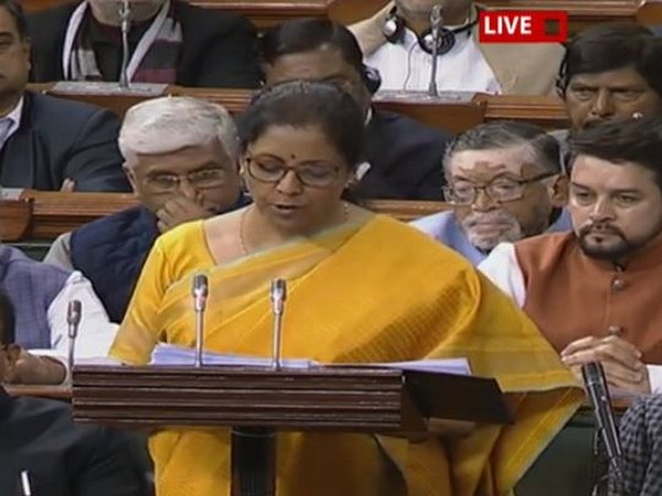 Union Finance Minister Nirmala Sitharaman presenting Union Budget 2020-2021 in Lok Sabha. 