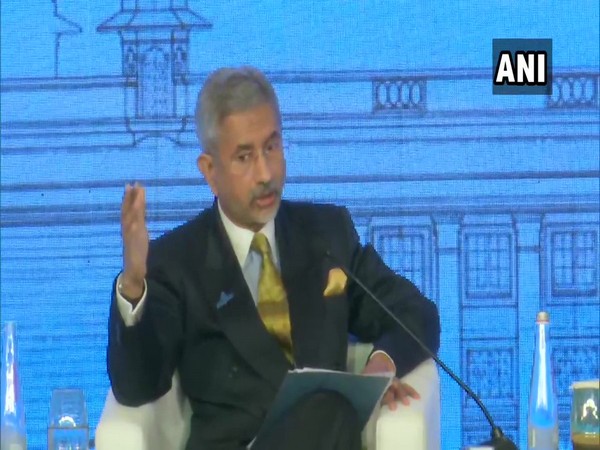 EAM S Jaishankar speaking at Raisina Dialogue in New Delhi on Wednesday 