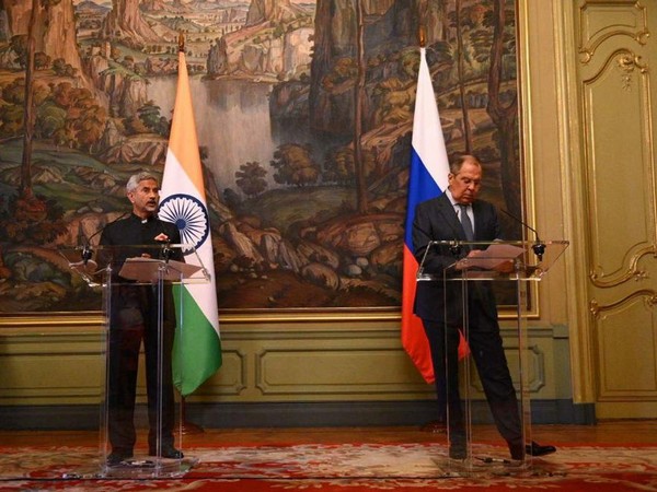External Affairs Minister S Jaishankar with his Russian counterpart Sergey Lavrov