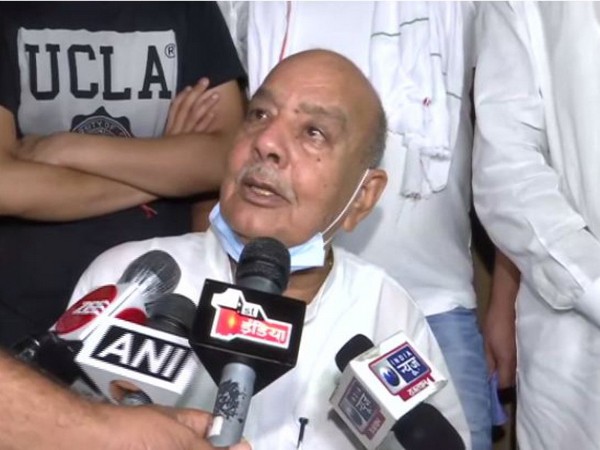 Congress MLA Bhanwar Lal speaking to reporters in Rajasthan on Monday. Photo/ANI