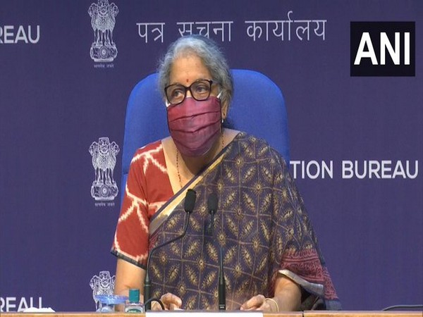 Union Finance Ministr Nirmala Sitharaman (file pic/ANI).