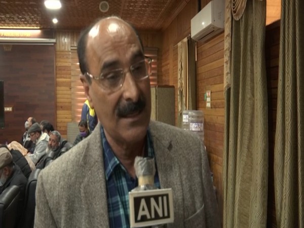 Mohamad Chowdry Iqbal, Director of Agriculture department of Kashmir speaking to ANI on Monday.