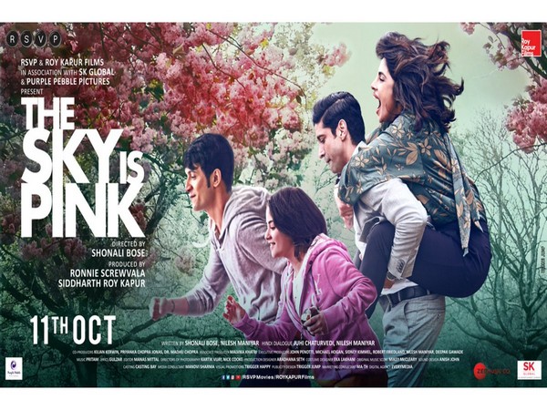 Poster of 'The Sky Is Pink', Image courtesy: Instagram