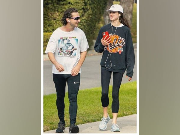Shia LaBeouf and Margaret Qualley (Image courtesy: Instagram)