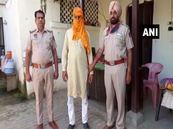 Anti-Narcotics Cell of Ferozepur Police arrested a smuggler in Punjab (Photo/ANI)