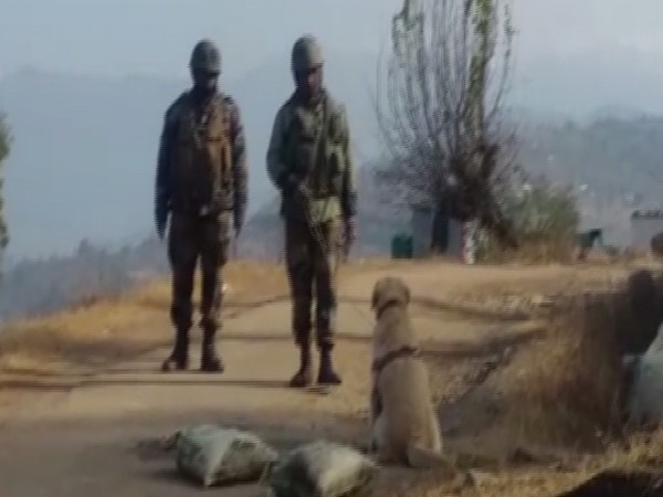 Jammu and Kashmir: Indian Army's bomb disposal squad neutralized an IED in a controlled explosion in Mendhar area of Poonch district today. (Photo/ANI)
