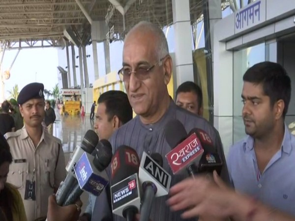 Congress leader TS Singh Deo speaks to media on Friday  [Photo/ANI]