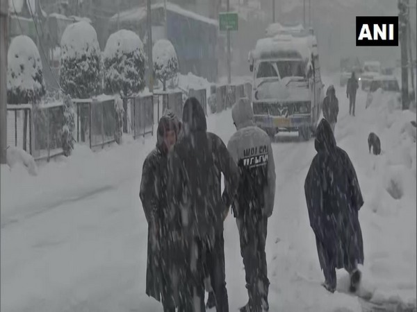 Srinagar covered by snow blankets, normal life disrupted