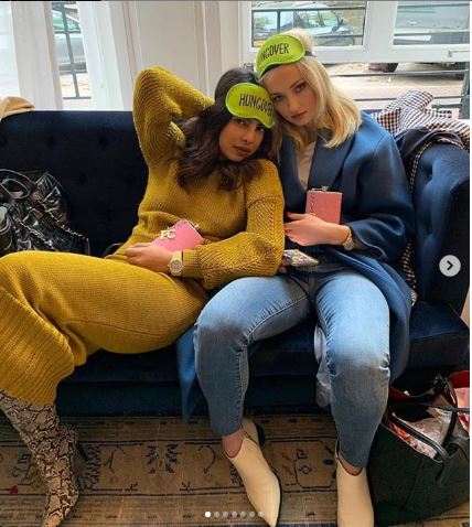 Priyanka Chopra and Sophie Turner (Picture: Instagram)