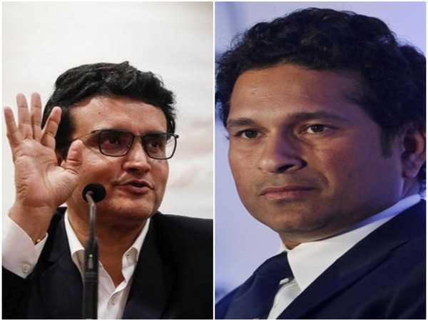 Former Indian skipper Sourav Ganguly and Legendary cricketer Sachin Tendulkar
