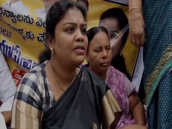 TDP leader Tangirala Sowmya was put under house arrested at Nandigama town on Wednesday 