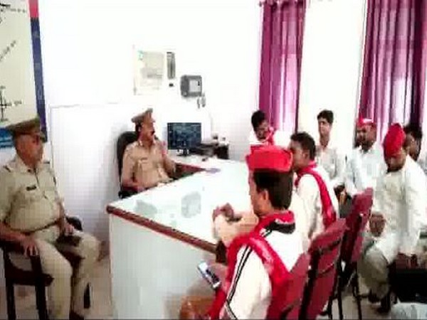 Many Samajwadi Party workers were detained in Sonbhadra on Sunday. Photo/ANI