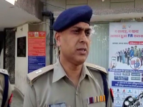 SP City, Manish Kumar Mishra speaking to media in Ghaziabad, Uttar Pardesh. 