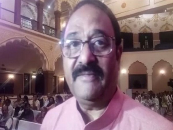 NP Prajapati, Speaker, Madhya Pradesh Legislative Assembly talking to ANI in Bhopal on Saturday 