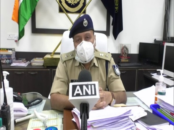 Superintendent of Police (SP) Amid Sanghi speaking to ANI. (Photo/ ANI)