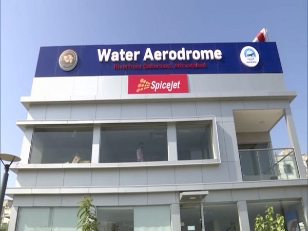SpiceJet is the operator of seaplane service between Statue of Unity near Kevadiya in Gujarat's Narmada district and the Sabarmati riverfront in Ahmedabad. (Photo/ANI)