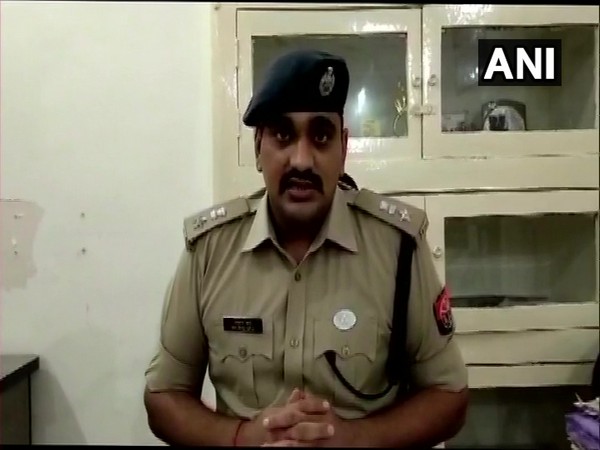 Pratapgarh SP Anurag Arya speaking to ANI on Wednesday. (Photo/ANI)