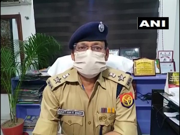 Bulandshahr SSP Santosh Kumar Singh speaking to ANI on Sunday. (Photo/ANI)
