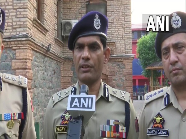 IGP Kashmir Vijay Kumar. (ANI/photo)