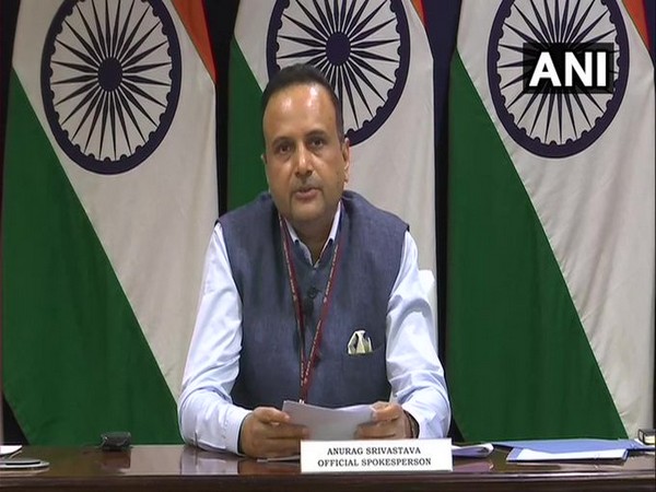    Ministry of External Affairs (MEA) Spokesperson Anurag Srivastava speaking to media on Thursday.