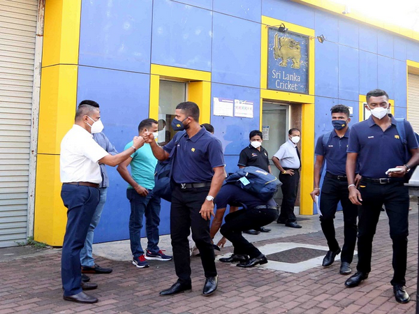 Sri Lanka squad (Image: Sri Lanka Cricket's Twitter)