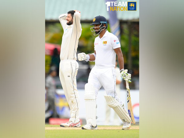 Sri Lanka scored 85/2 at the stumps of the first day of the second Test match against New Zealand. (Photo/Sri Lanka Cricket Twitter)