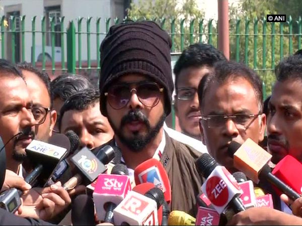 Cricketer S Sreesanth (ANI Picture)