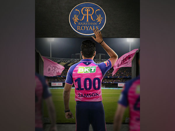 Sanju Samson ahead of 100th match for Rajasthan Royals (Image: RR Twitter)