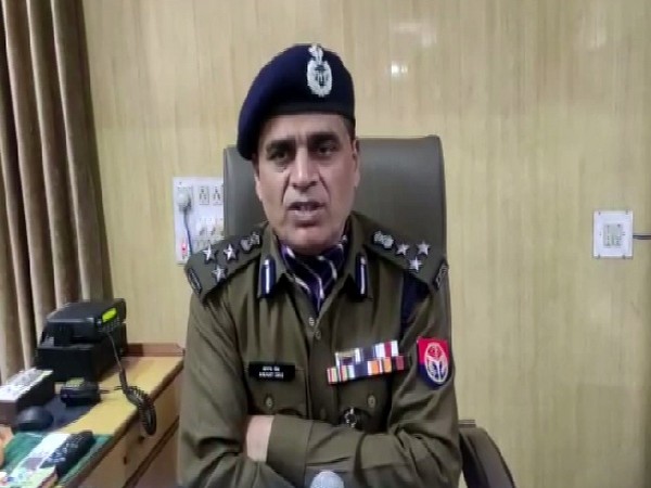 Kanpur SSP Anant Dev Tiwari speaking to media.