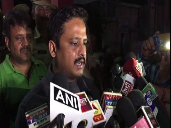 Senior Superintendent of Police Ajay Sahani speaking to reporters in Meerut. Photo/ANI