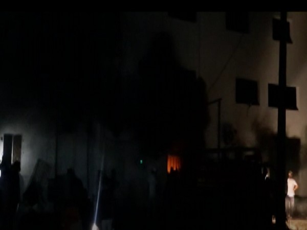 Fire brakes out in COVID Hospital Gujarat's Bharuch (Photo/ANI)