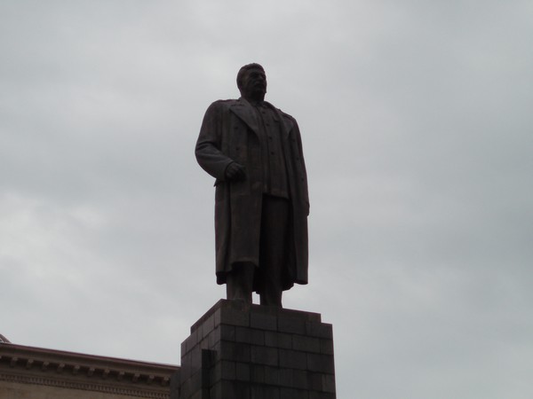 A statue of former Soviet leader Joseph Stalin. 