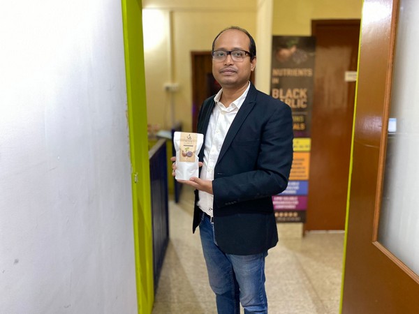 Trailukya Dutta, founder of Guwahati-based start-up Tholua Pratisthan (Photo/ANI)