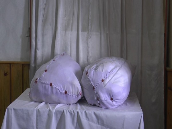 A visual of seized opium in Imphal (Photo/ANI) 