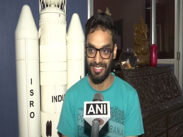 Aerospace Engineering student talking to ANI on Friday. (Photo/ANI)