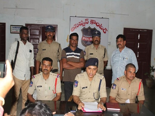 A student from Osmania University arrested for alleged Maoist links in Hyderabad, Telangana. Photo/ANI