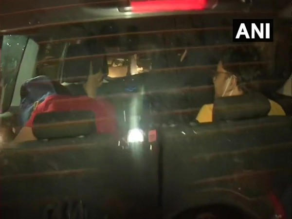 Siddharth Pithani and Neeraj Singh leaving from DRDO guest house after being questioned by CBI in connecting with Sushant Singh Rajput case. (Photo/ANI)