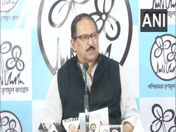 TMC leader Subrata Mukherjee during a press conference in Kolkata on Sunday. (Photo/ANI)