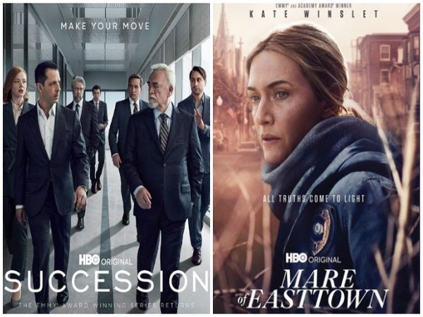 Posters of 'Succession' and 'Mare of Easttown' (Image source: Instagram)