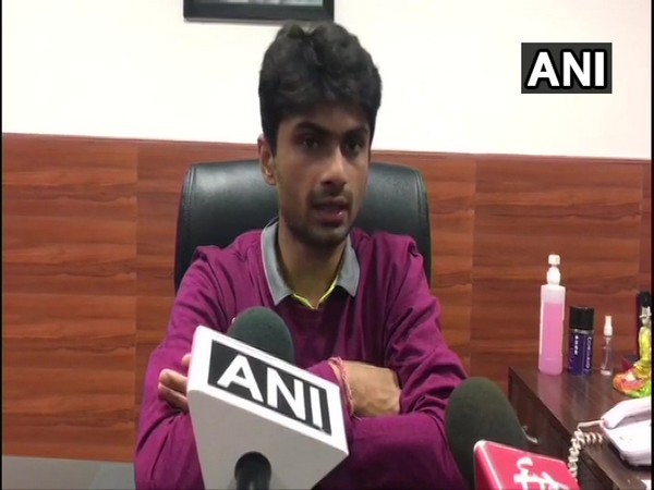 Gautam Budh Nagar DM L Y Suhas speaks to media on Tuesday. (Photo/ANI)