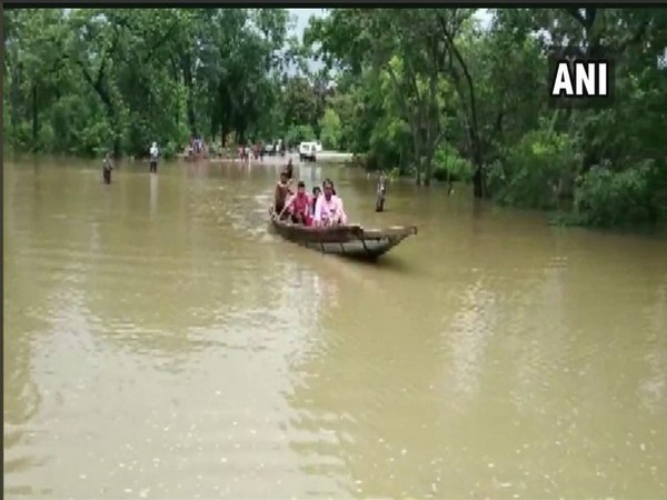 Heavy rains have caused flooding in Sukma district. Photo/ANI