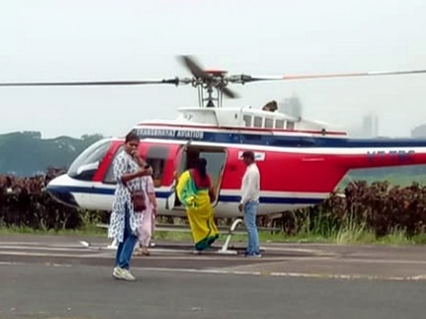Flying squad of EC conducted search on Supriya Sule's helicopter in Mumbai on Friday 