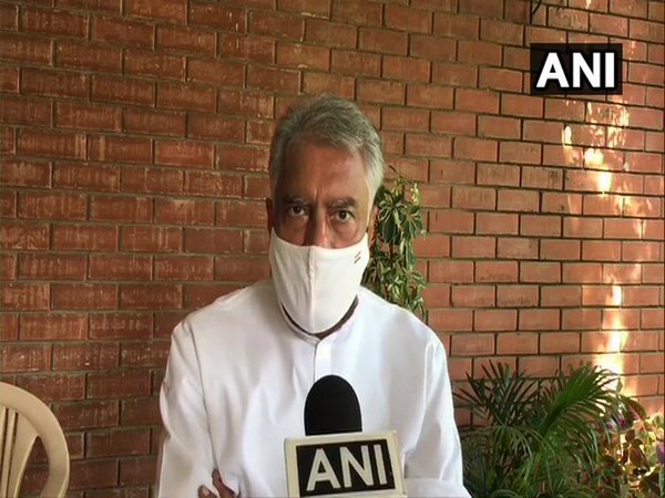 Punjab Congress chief Sunil Jakhar speaking to ANI on Friday. Photo/ANI